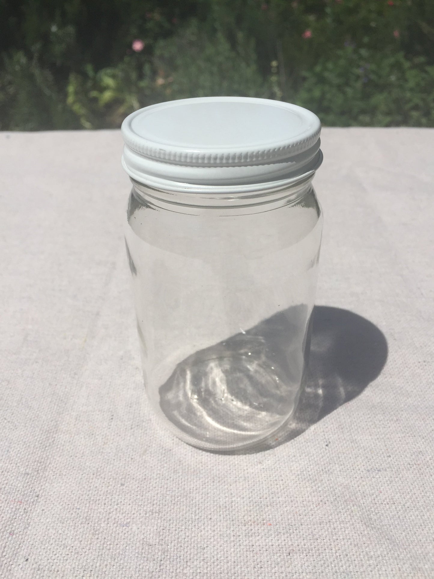 Pint Mayo-Style Honey Jar Plus White Screw-Style Lid (12-case)