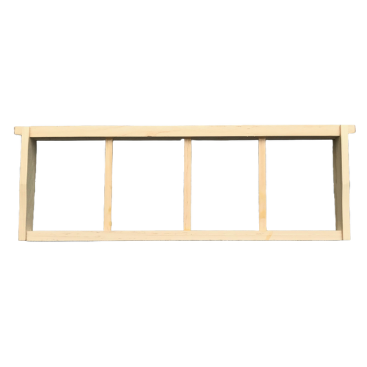 Foundationless Cut-Comb Frame (for 6-1/4" Medium Supers)