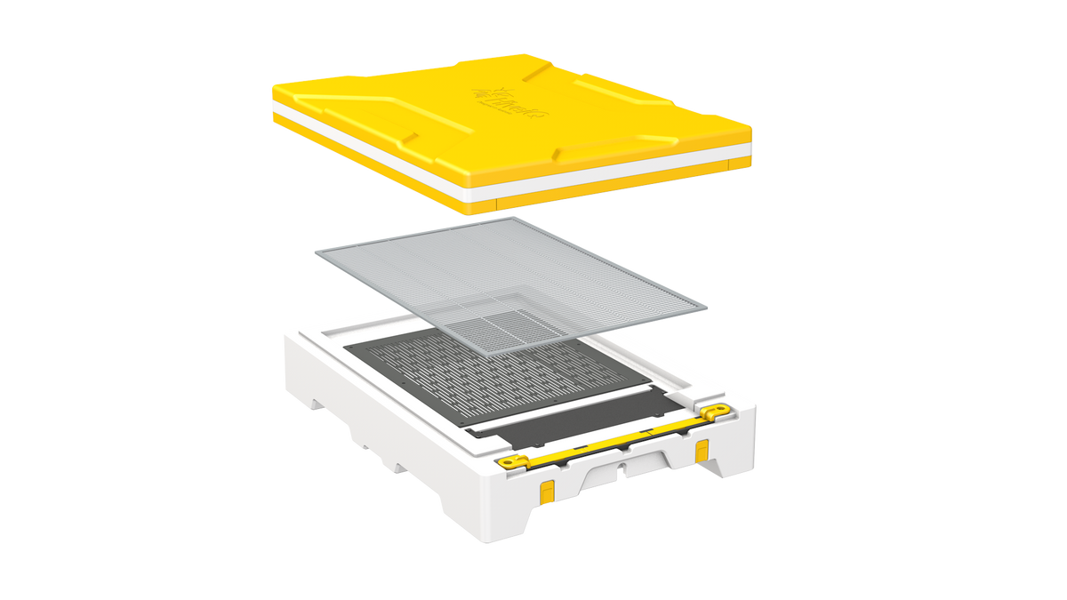 Hive Base & Lid Kit w/ Queen Excluder