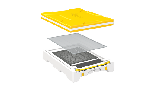 Hive Base & Lid Kit w/ Queen Excluder