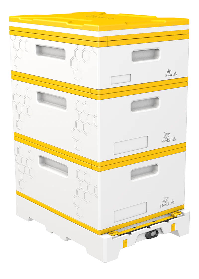 HiveIQ Complete 9-Frame Hive (Two Deeps, One Medium)