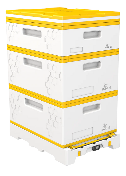 HiveIQ Complete 9-Frame Hive (Two Deeps, One Medium)