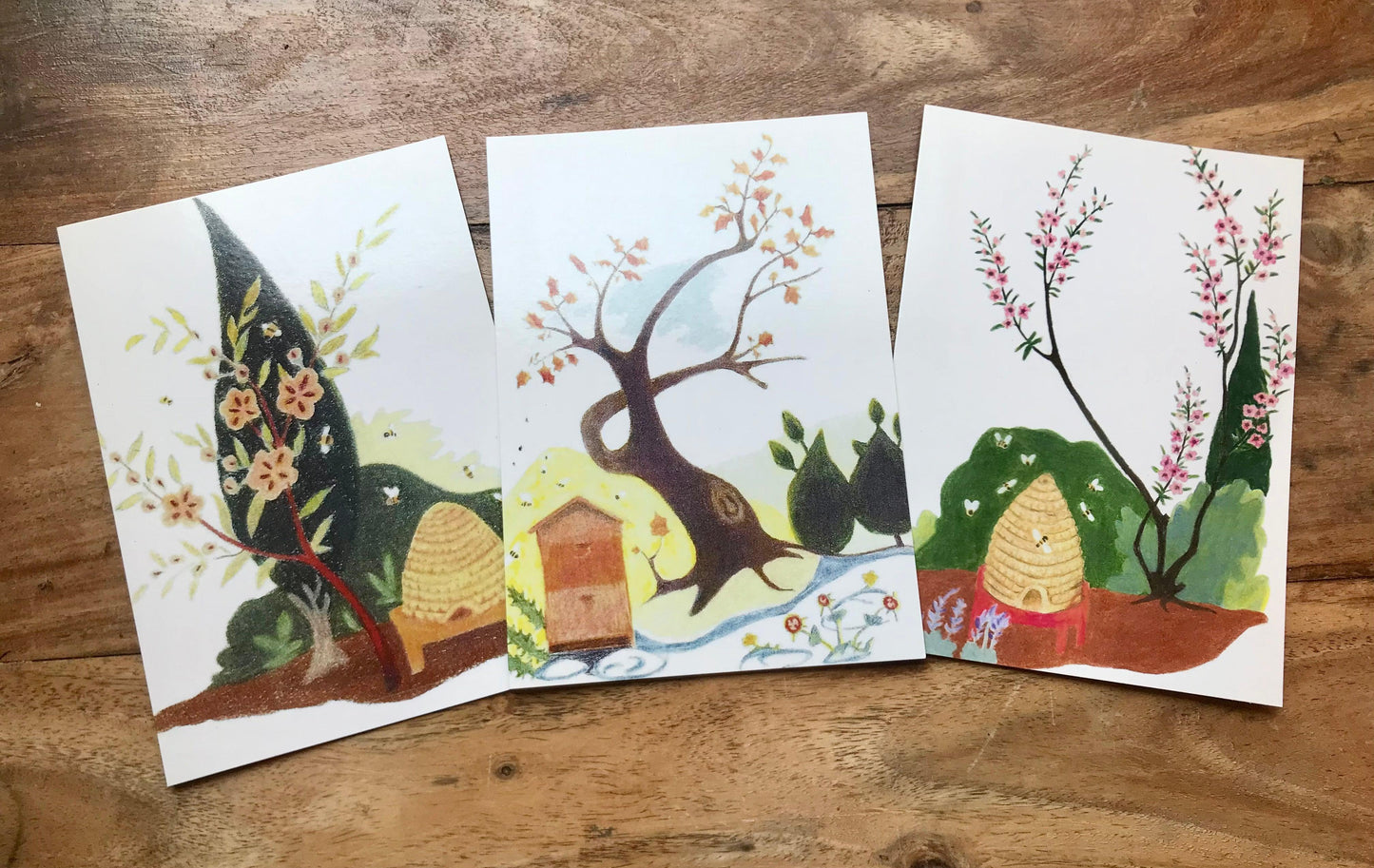 Beehive Cards (3 pack)